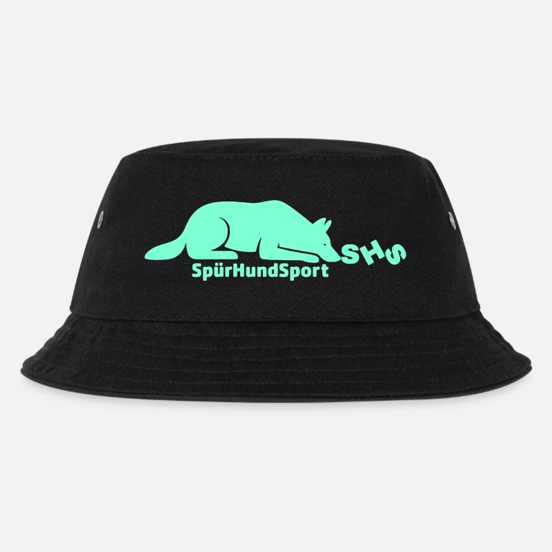 SHS logo aquamarine - Kids’ Bucket Hat - black