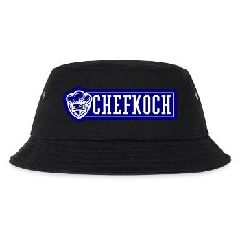 Chefkoch Kochmütze - Kinder Bucket Hat - Schwarz - Vorne