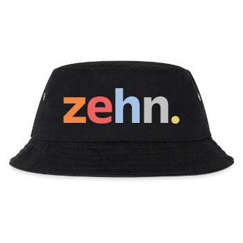 10. Geburtstag Junge Zehn 10 Jahre Jubiläum  - Kinder Bucket Hat - Schwarz - Vorne