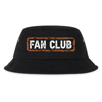 Fan Club - Kinder Bucket Hat - Schwarz - Vorne
