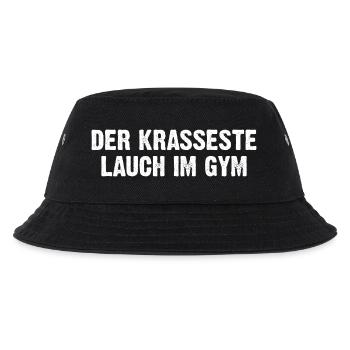 Der Krasseste Lauch Im Gym - Kinder Bucket Hat - Schwarz - Vorne