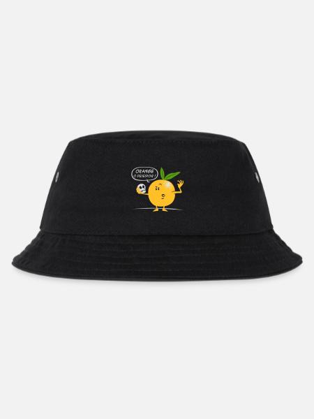 orange o despair - Kids’ Bucket Hat - black