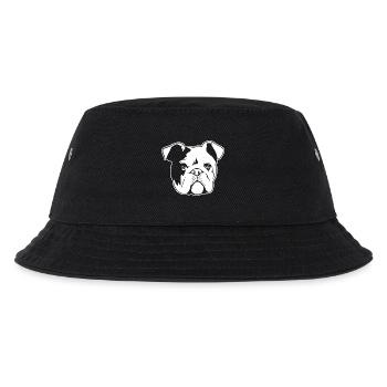 Englische Bulldogge - Kinder Bucket Hat - Schwarz - Vorne