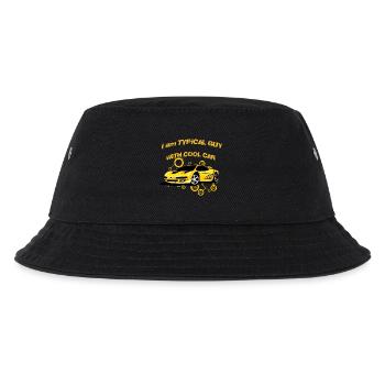 Ich bin Typischer Kerl mit kühlem Auto - Kinder Bucket Hat - Schwarz - Vorne