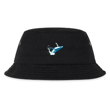 Wal - Kinder Bucket Hat - Schwarz - Vorne