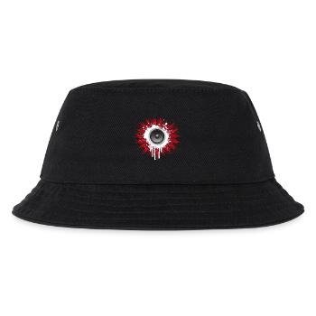 Bass Box Lautsprecher Musik DJ Shirt Geschenk - Kinder Bucket Hat - Schwarz - Vorne
