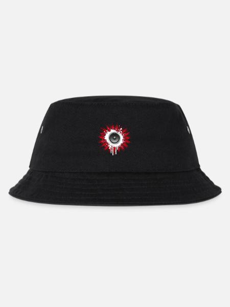 Bass Box Lautsprecher Musik DJ Shirt Geschenk - Kinder Bucket Hat - Schwarz