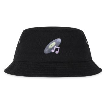vinyl record - Kids’ Bucket Hat - black - Front