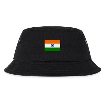 india flag - Kids’ Bucket Hat - black - Front