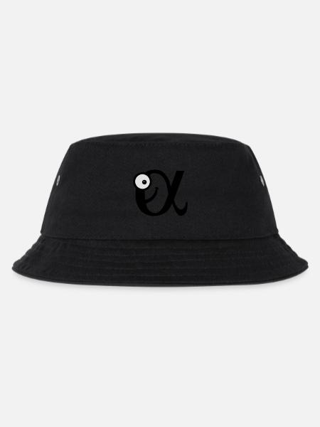 alphatier - Kinder Bucket Hat - Schwarz