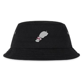 Chillin ‚Hippo - Kinder Bucket Hat - Schwarz - Vorne