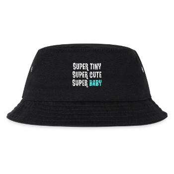 Super petit - super mignon - super bébé - bleu - Bob Enfant - noir - Devant