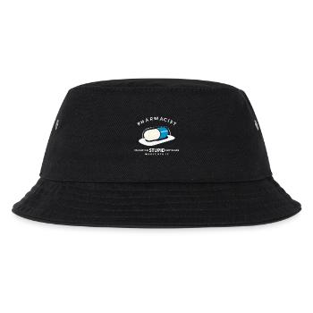 We can not cure stupid things, but keep quiet - Kids’ Bucket Hat - black - Front