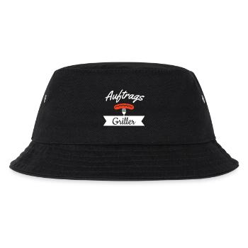 Auftrags Griller - Kinder Bucket Hat - Schwarz - Vorne