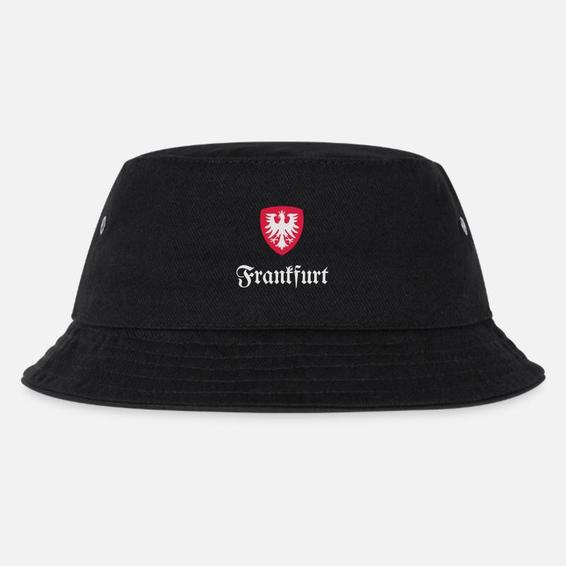 Frankfurt - Kinder Bucket Hat - Schwarz