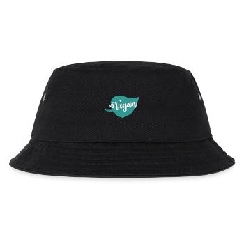 Vegan vegetarian animal welfare gift idea - Kids’ Bucket Hat - black - Front