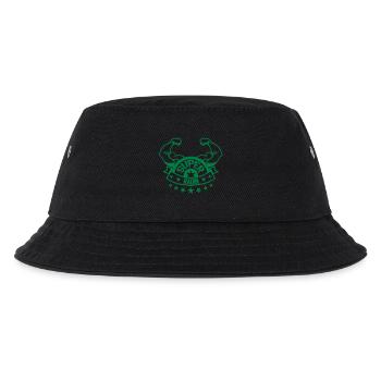 Super geizig Arm Muskel-Banner 207 - Kinder Bucket Hat - Schwarz - Vorne