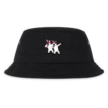 2 friends team couple crew party celebrate club dabbing - Kids’ Bucket Hat - black - Front