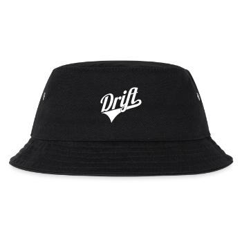 Drift Schriftzug Logo - Kinder Bucket Hat - Schwarz - Vorne