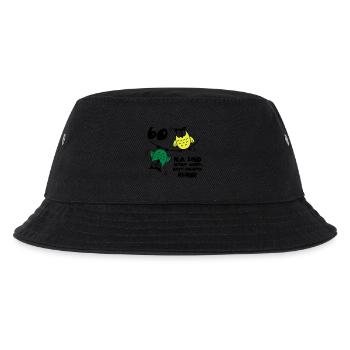 60. Geburtstag - Eulen - jetzt geht's rund - Kinder Bucket Hat - Schwarz - Vorne