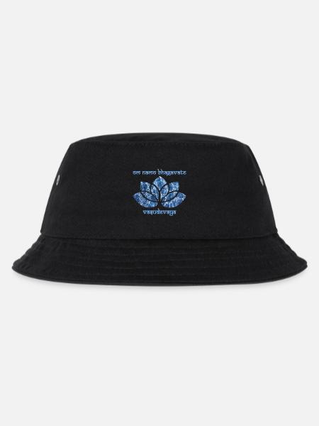 mantra om namo bhagavate vasudevaya e 206 - Kinder Bucket Hat - Schwarz