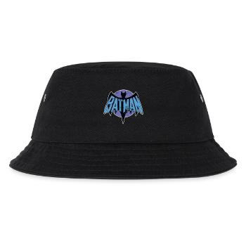 DC Comics Batman Logo Rétro Look Usé - Bob Enfant - noir - Devant
