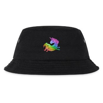 Paillettes arc-en-ciel de la Licorne - Bob Enfant - noir - Devant