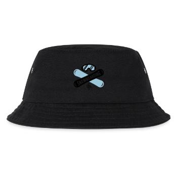 snowboarding boards - Kinder Bucket Hat - Schwarz - Vorne