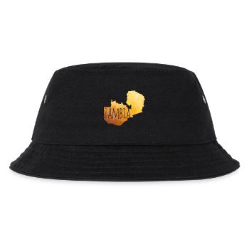 Zambia - Kinder Bucket Hat - Schwarz - Vorne