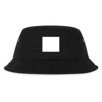 White Background Texture Template Personalize - Kids’ Bucket Hat - black - Front