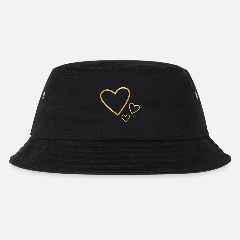 3 Coeurs Symbole - Bob Enfant - noir