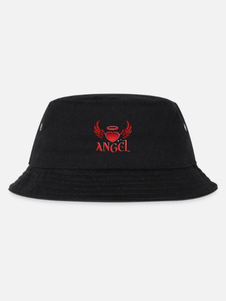 Engel & Teufel - Kinder Bucket Hat - Schwarz