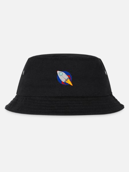 Rakete - Kinder Bucket Hat - Schwarz