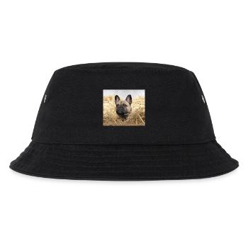 französische Bulldogge Ferien auf dem Bauernhof - Kinder Bucket Hat - Schwarz - Vorne