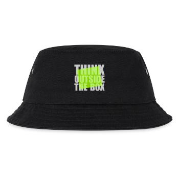 Green Think outside - Kids’ Bucket Hat - black - Front