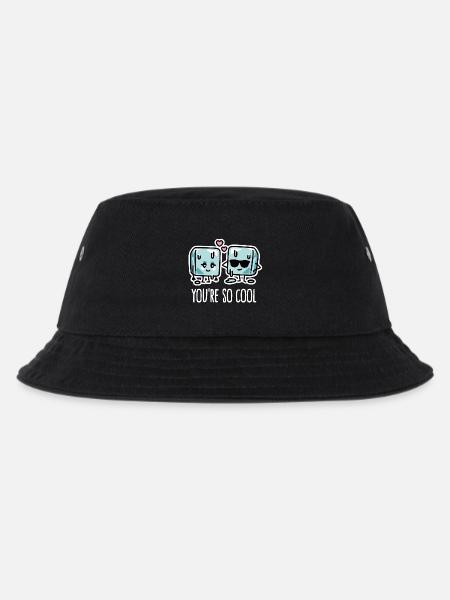 Lustige Hitzewelle, coole Eiswürfel You're so cool - Kinder Bucket Hat - Schwarz