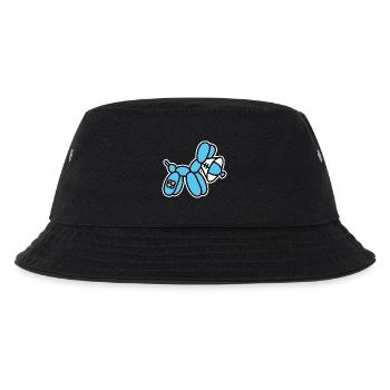 Balloon Artist Funny Balloon Animal Dog Neck Collar - Kids’ Bucket Hat - black - Front