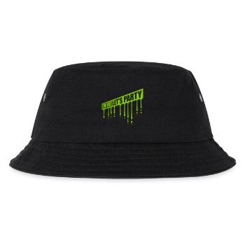 im fat lets party - Kinder Bucket Hat - Schwarz - Vorne