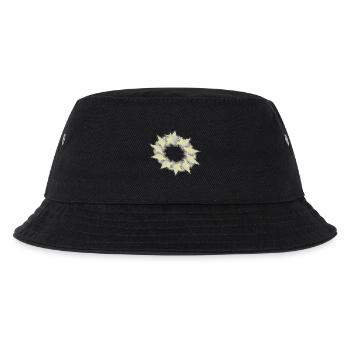 Muster Sternenkreis effect - Kinder Bucket Hat - Schwarz - Vorne