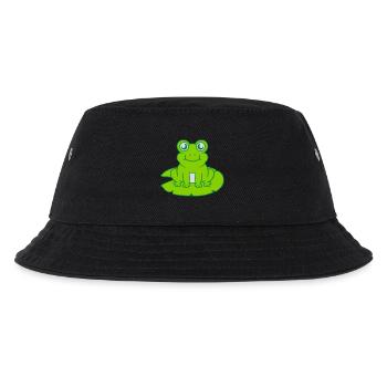 Grenouille assise nénuphar Seeblatt - Bob Enfant - noir - Devant