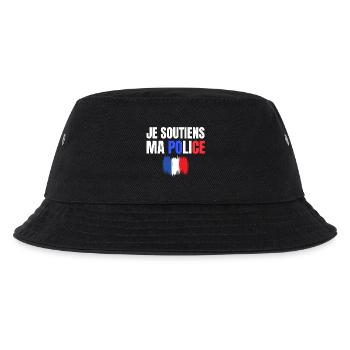 police, policier, gendarme - Bob Enfant - noir - Devant