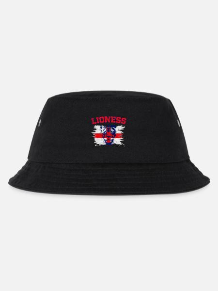 England Football Women’s Champions Lionesses 2022 - Kids’ Bucket Hat - black