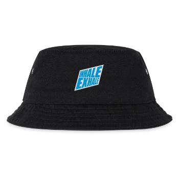 inhale exhale yoga Zitat - Kinder Bucket Hat - Schwarz - Vorne