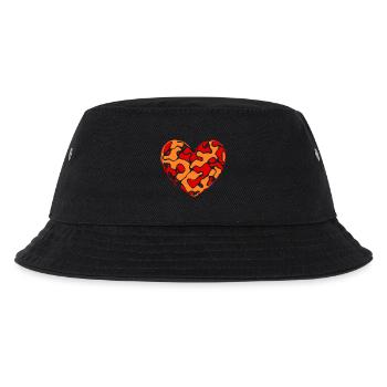 Heart Colorful Pattern Heart Pattern Gift Heart Pattern - Kids’ Bucket Hat - black - Front
