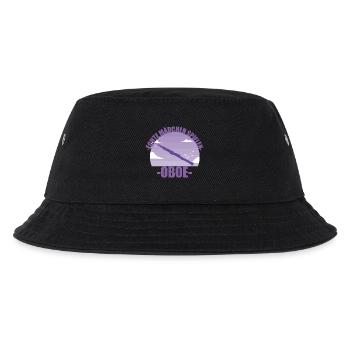 Oboe Musikerin Instrument Mädchen Geschenk - Kinder Bucket Hat - Schwarz - Vorne