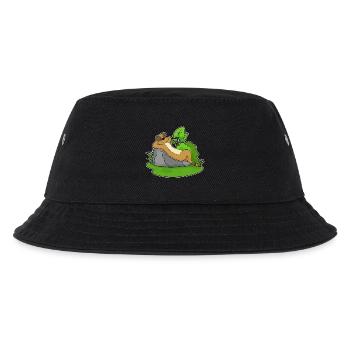 Erdmännchen Entspannen - Kinder Bucket Hat - Schwarz - Vorne