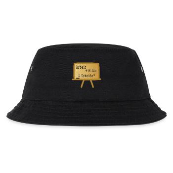 Arbeiten und Hitze - Kinder Bucket Hat - Schwarz - Vorne