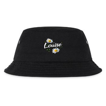 Louise - Kinder Bucket Hat - Schwarz - Vorne