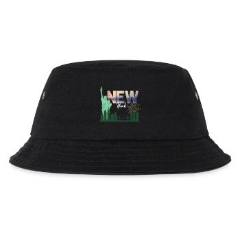 New York Skyline Fireworks - Kids’ Bucket Hat - black - Front