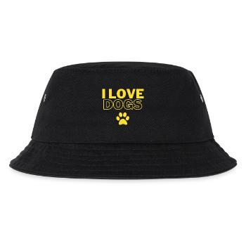J’aime les chiens J’aime les chiens chien personne - Bob Enfant - noir - Devant